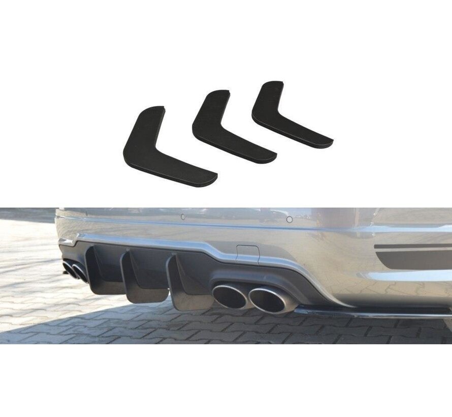 Maxton Design REAR DIFFUSER v.2 Mercedes C W204 AMG-Line (FACELIFT)