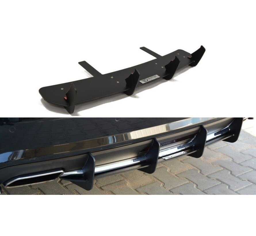 Maxton Design REAR DIFFUSER MERCEDES CLS C218 AMG LINE