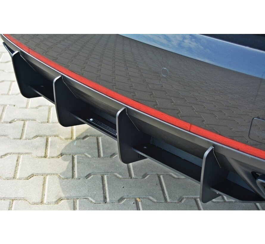 Maxton Design Rear Diffuser Skoda Octavia RS Mk3 / Mk3 FL Hatchback / Estate