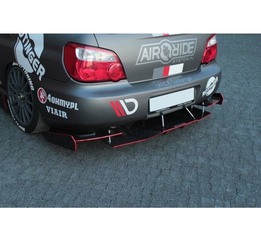 Maxton Design REAR DIFFUSER Subaru Impreza WRX STI (BLOBEYE)