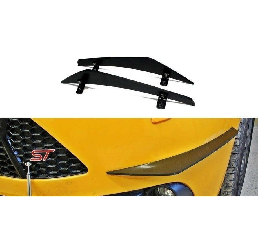 Maxton Design Canards (Front Bumper Wings) Ford Focus ST Mk3