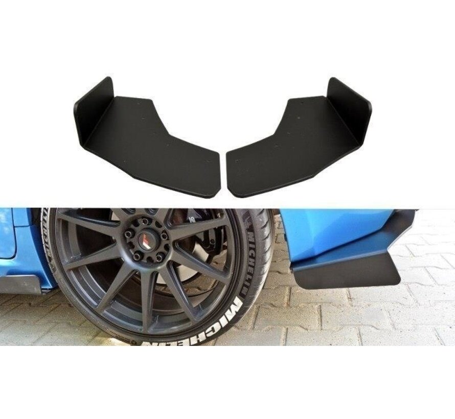 Maxton Design REAR SIDE SPLITTERS Subaru Impreza WRX STI 2009-2011