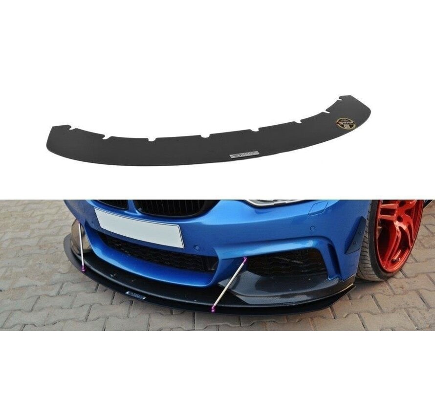 Maxton Design FRONT RACING SPLITTER v.3 for BMW 4 F32 M-PACK & M-Performance