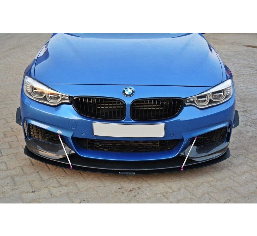 Maxton Design FRONT RACING SPLITTER v.3 for BMW 4 F32 M-PACK & M-Performance