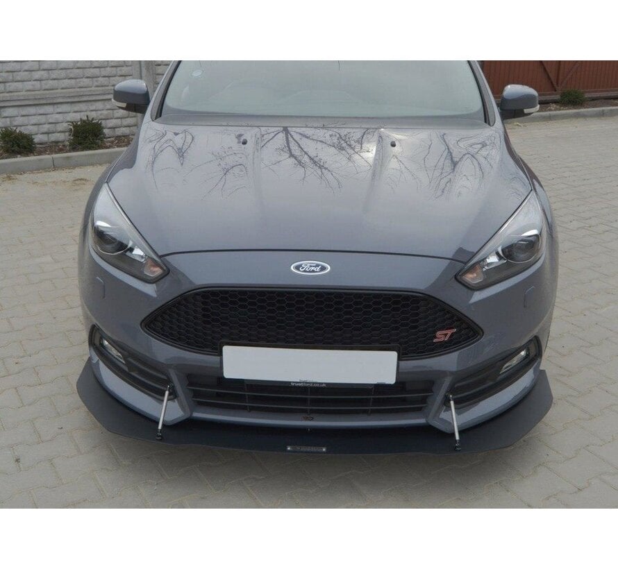 Maxton Design Racing Front Splitter V.1 Ford Focus ST Mk3 FL