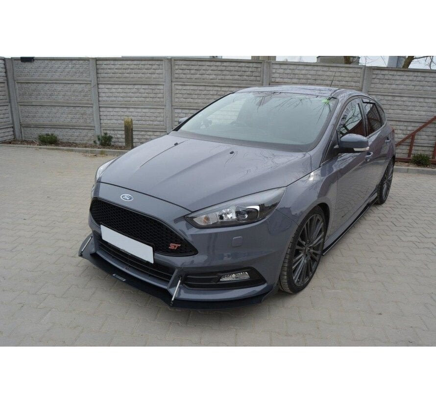 Maxton Design Racing Front Splitter V.2 Ford Focus ST Mk3 FL