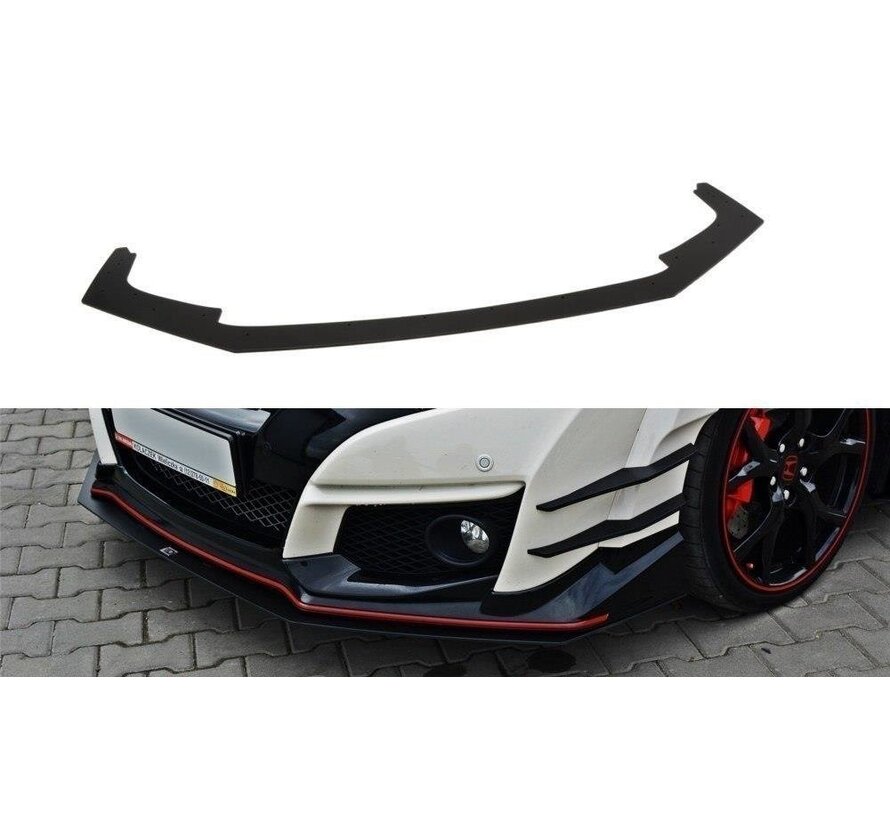 Maxton Design FRONT RACING SPLITTER v.1 HONDA CIVIC IX TYPE R