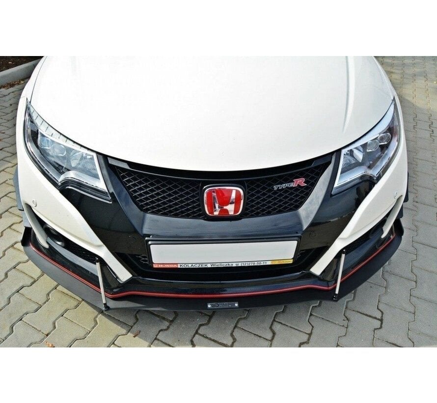 Maxton Design FRONT RACING SPLITTER v.2 HONDA CIVIC IX TYPE R