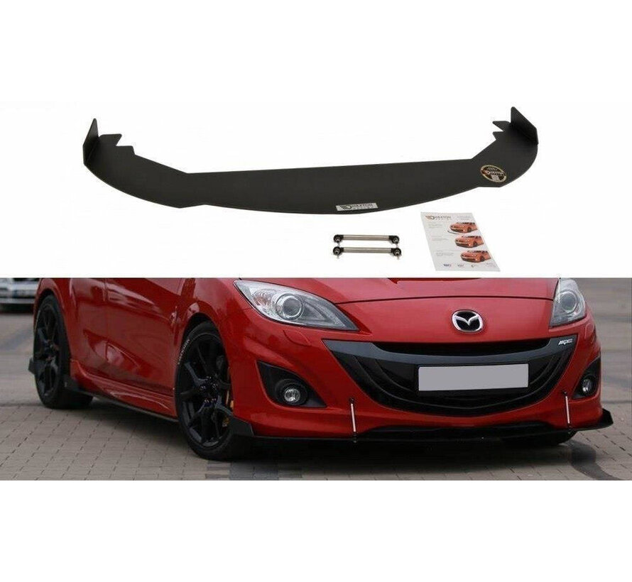 Maxton Design FRONT RACING SPLITTER MAZDA 3 MK2 MPS