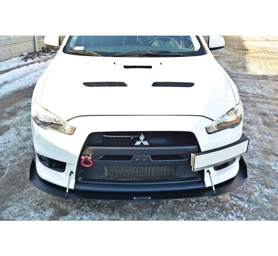 Maxton Design FRONT RACING SPLITTER V.1 Mitsubishi Lancer Evo X