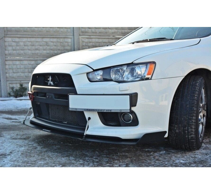 Maxton Design FRONT RACING SPLITTER V.1 Mitsubishi Lancer Evo X