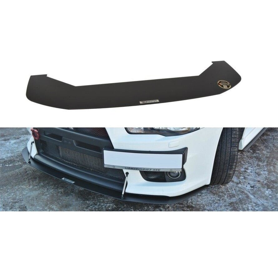 Maxton Design FRONT RACING SPLITTER V.2 Mitsubishi Lancer Evo X