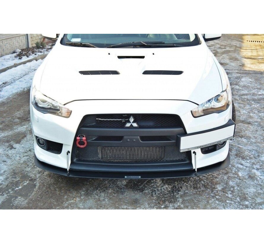 Maxton Design FRONT RACING SPLITTER V.2 Mitsubishi Lancer Evo X