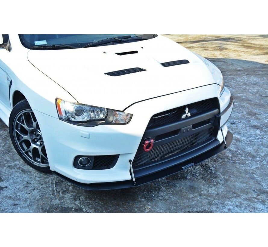 Maxton Design FRONT RACING SPLITTER V.2 Mitsubishi Lancer Evo X