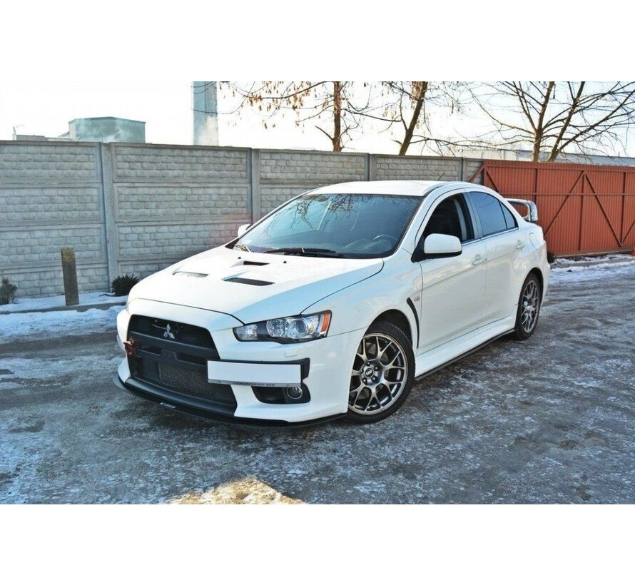 Maxton Design FRONT RACING SPLITTER V.3 Mitsubishi Lancer Evo X