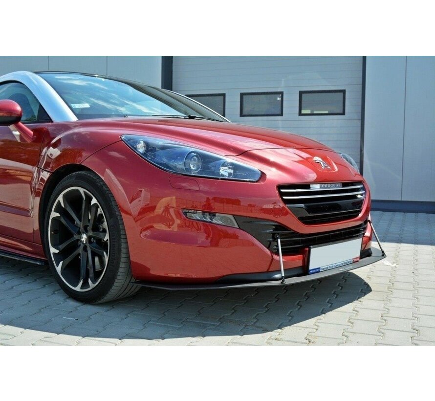 Maxton Design FRONT RACING SPLITTER PEUGEOT RCZ Facelift