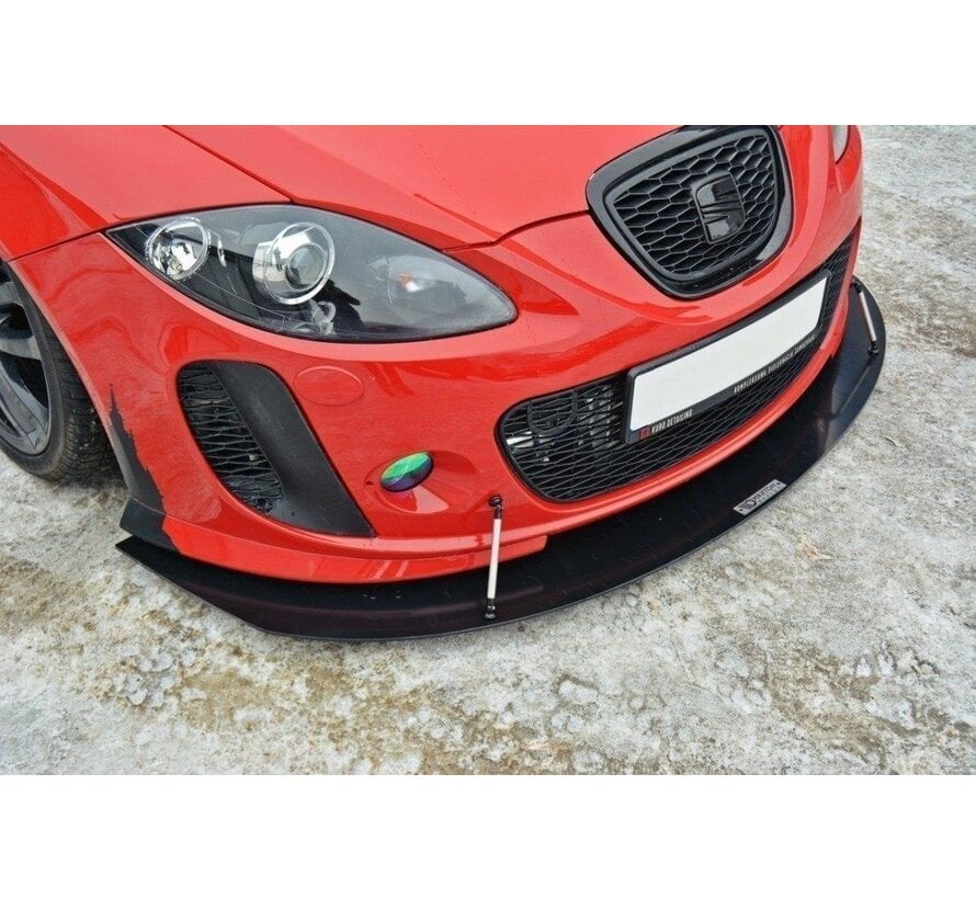 Maxton Design FRONT RACING SPLITTER V.1 SEAT LEON MK2 MS DESIGN