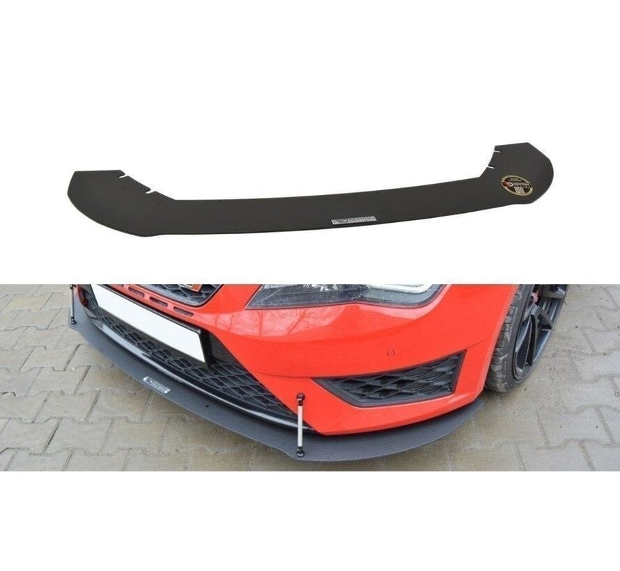 Maxton Design FRONT RACING SPLITTER SEAT LEON III CUPRA / FR