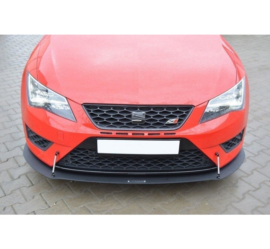 Maxton Design FRONT RACING SPLITTER SEAT LEON III CUPRA / FR