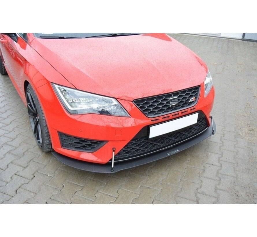 Maxton Design FRONT RACING SPLITTER SEAT LEON III CUPRA / FR