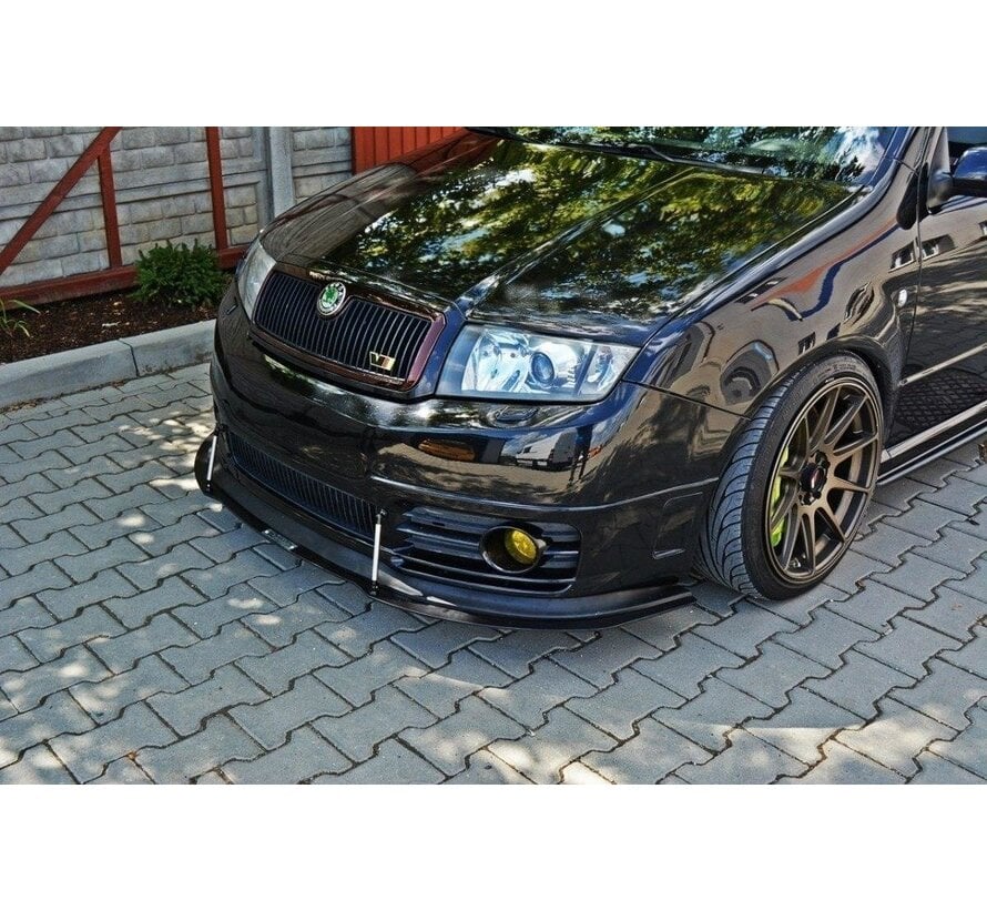 Maxton Design Front Splitter Racing Skoda Fabia RS Mk1