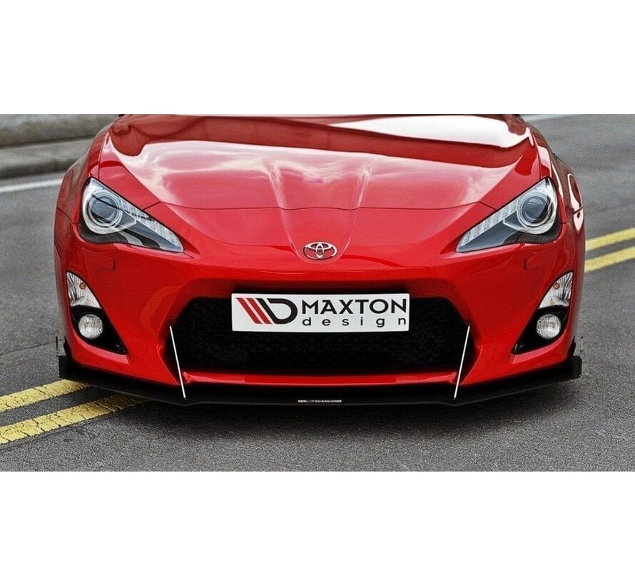 Maxton Design FRONT RACING SPLITTER TOYOTA GT86 (with wings)