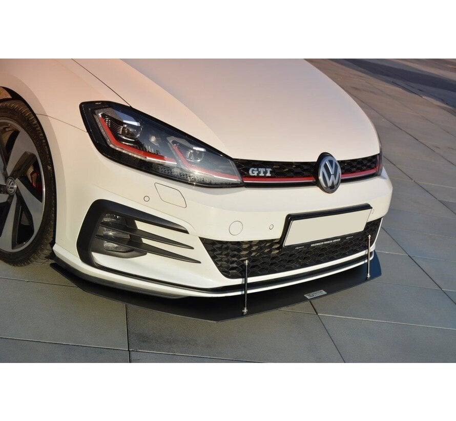 Maxton Design FRONT RACING SPLITTER V.1 VW GOLF VII GTI FACELIFT