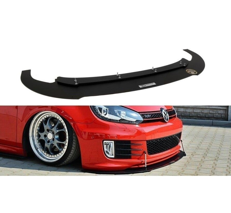 Maxton Design FRONT RACING SPLITTER VW GOLF MK6 GTI 35TH