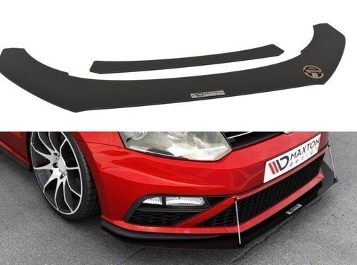 Maxton Design Maxton Design FRONT RACING SPLITTER VW POLO MK5 GTI FACELIFT