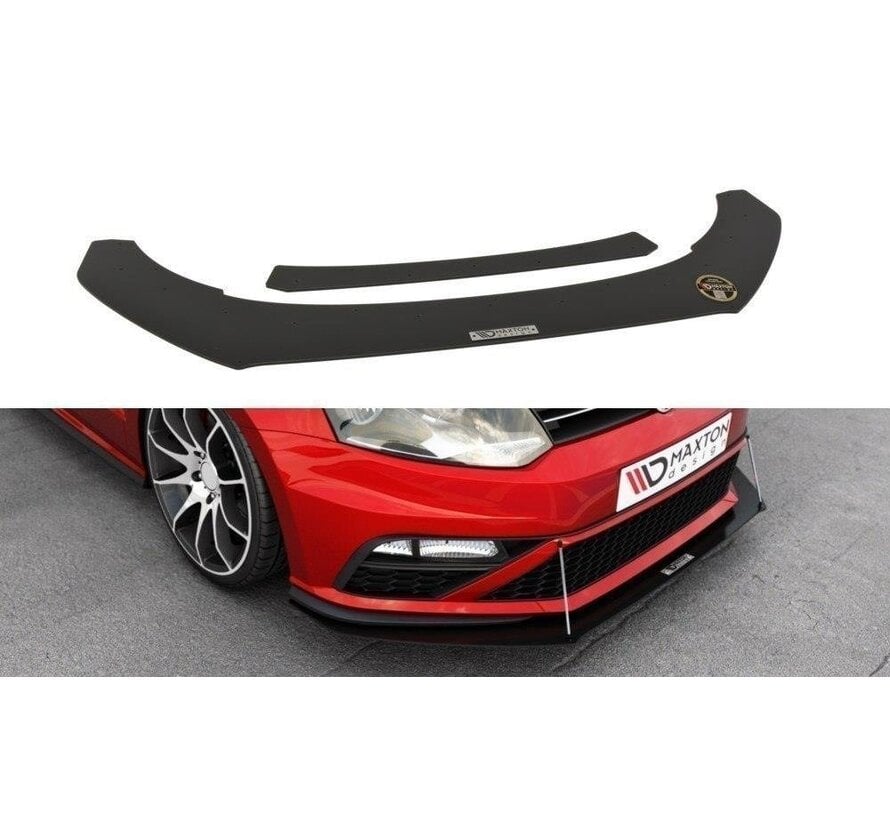 Maxton Design FRONT RACING SPLITTER VW POLO MK5 GTI FACELIFT