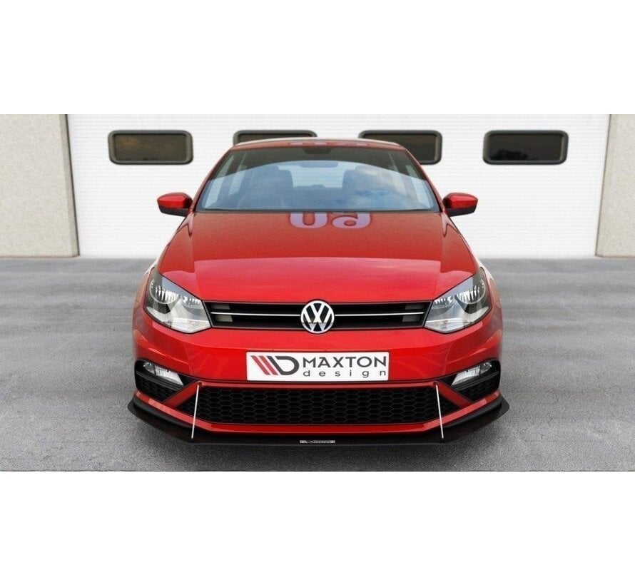 Maxton Design FRONT RACING SPLITTER VW POLO MK5 GTI FACELIFT