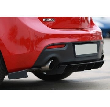 Maxton Design Maxton Design REAR SIDE SPLITTERS MAZDA 3 MK2 MPS