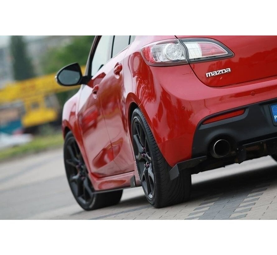 Maxton Design REAR SIDE SPLITTERS MAZDA 3 MK2 MPS