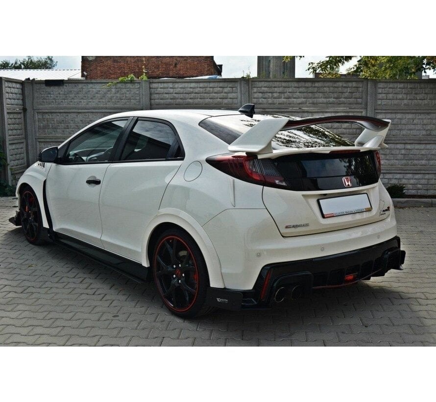 Maxton Design RACING REAR SIDE SPLITTERS HONDA CIVIC IX TYPE R