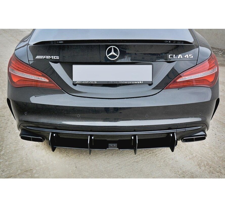 Maxton Design REAR DIFFUSER V.2 Mercedes CLA A45 AMG C117 Facelift