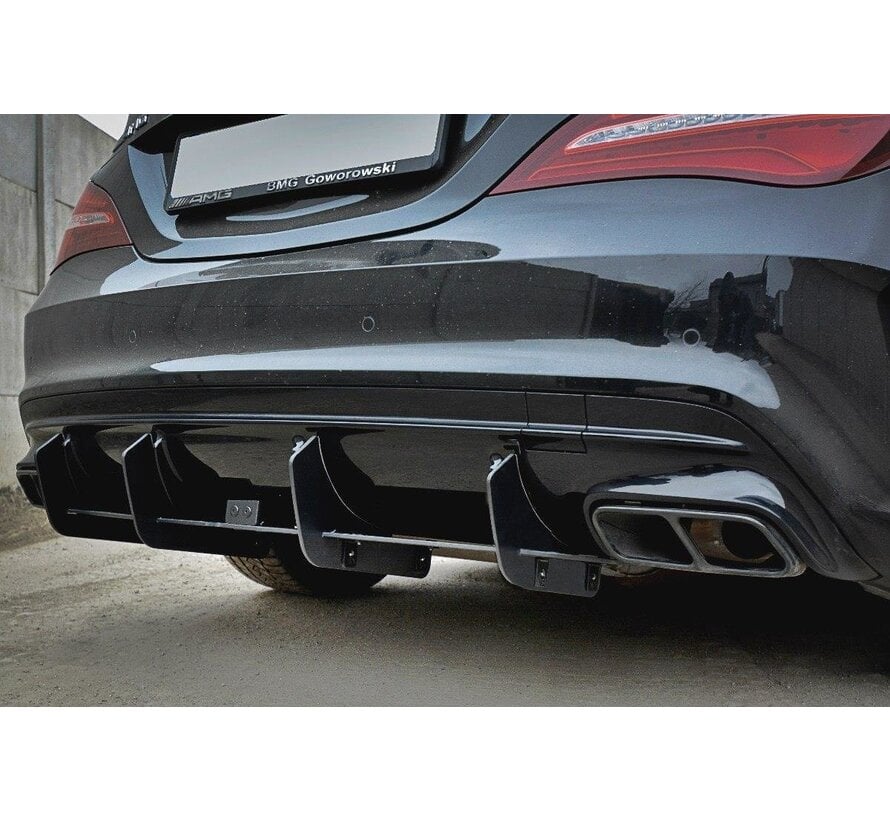 Maxton Design REAR DIFFUSER V.2 Mercedes CLA A45 AMG C117 Facelift