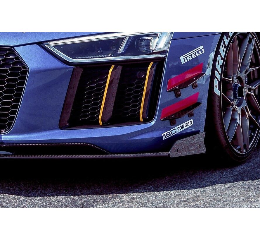 Maxton Design Front Bumper Wings (Canards) Audi R8 Mk.2