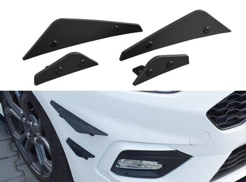 Maxton Design Maxton Design Front Bumper Wings (Canards) Ford Fiesta Mk8 ST/ ST-Line