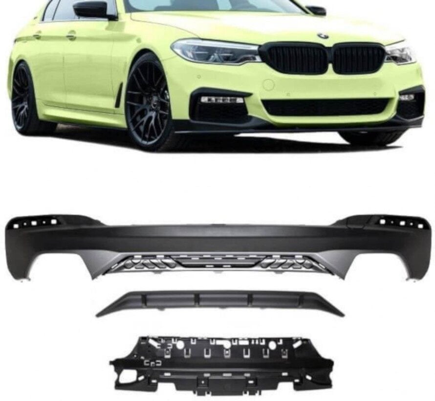 Maxton Design Rear Valance Sport-Performance for BMW 5er G30 G31 with M-Package