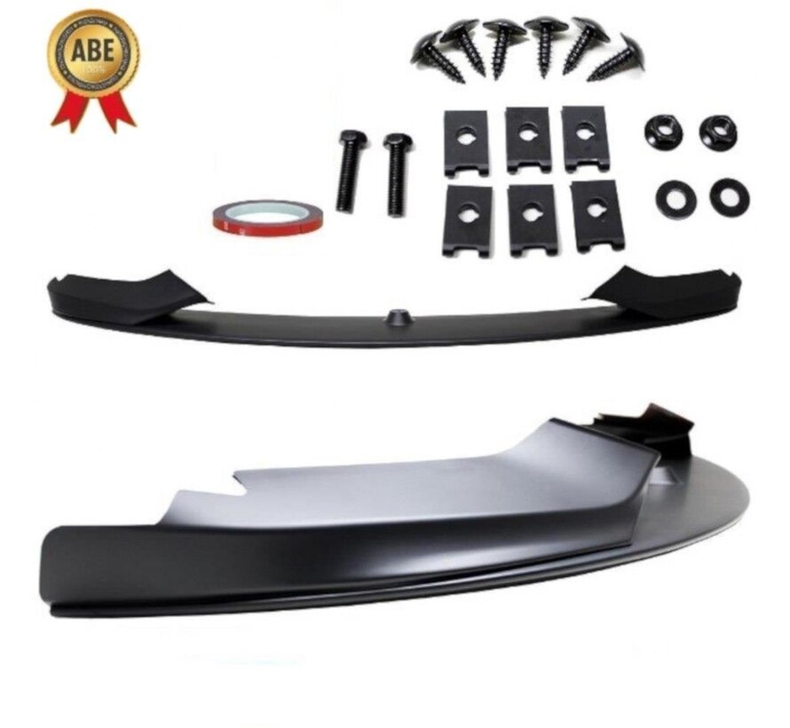 Maxton Design Frontspoiler Sport-Performance for BMW 4 F32 F33 F36 Black Matt with M-Package