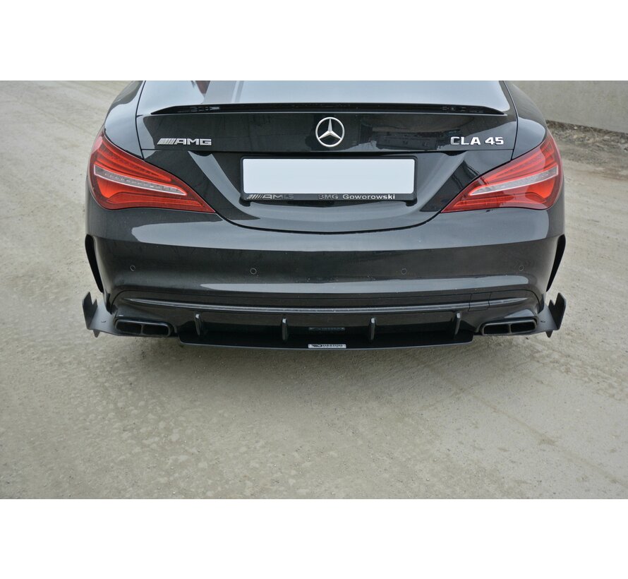 Maxton Design RACING REAR SIDE SPLITTERS Mercedes CLA A45 AMG C117 Facelift