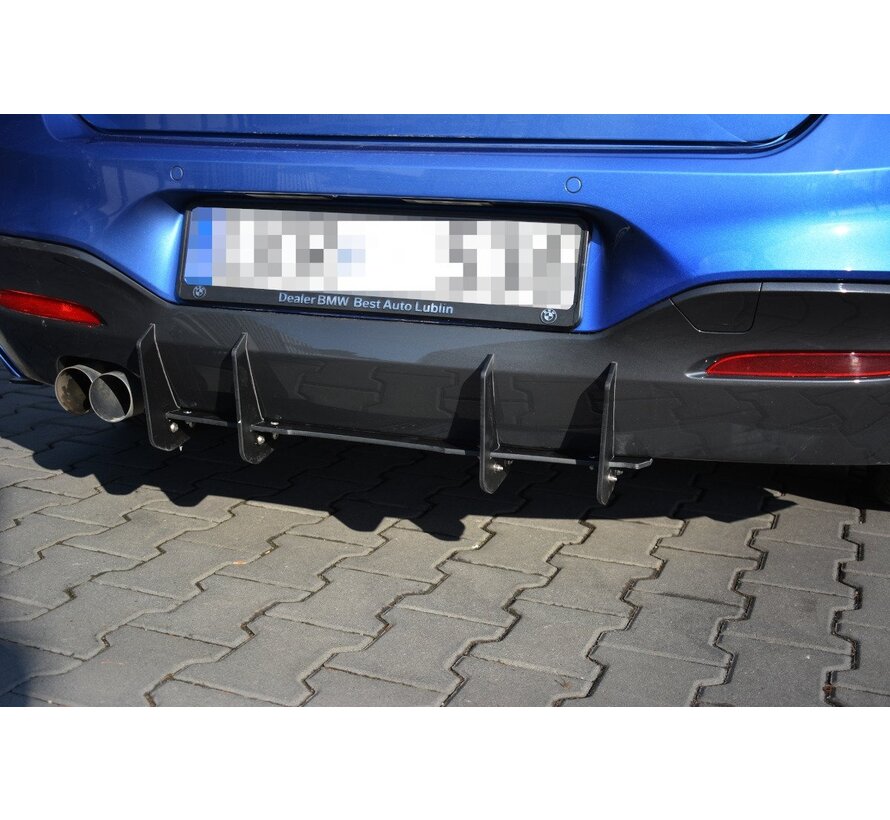Maxton Design passend voor BMW 1 F20/F21 M-POWER FACELIFT - REAR DIFFUSER V.1