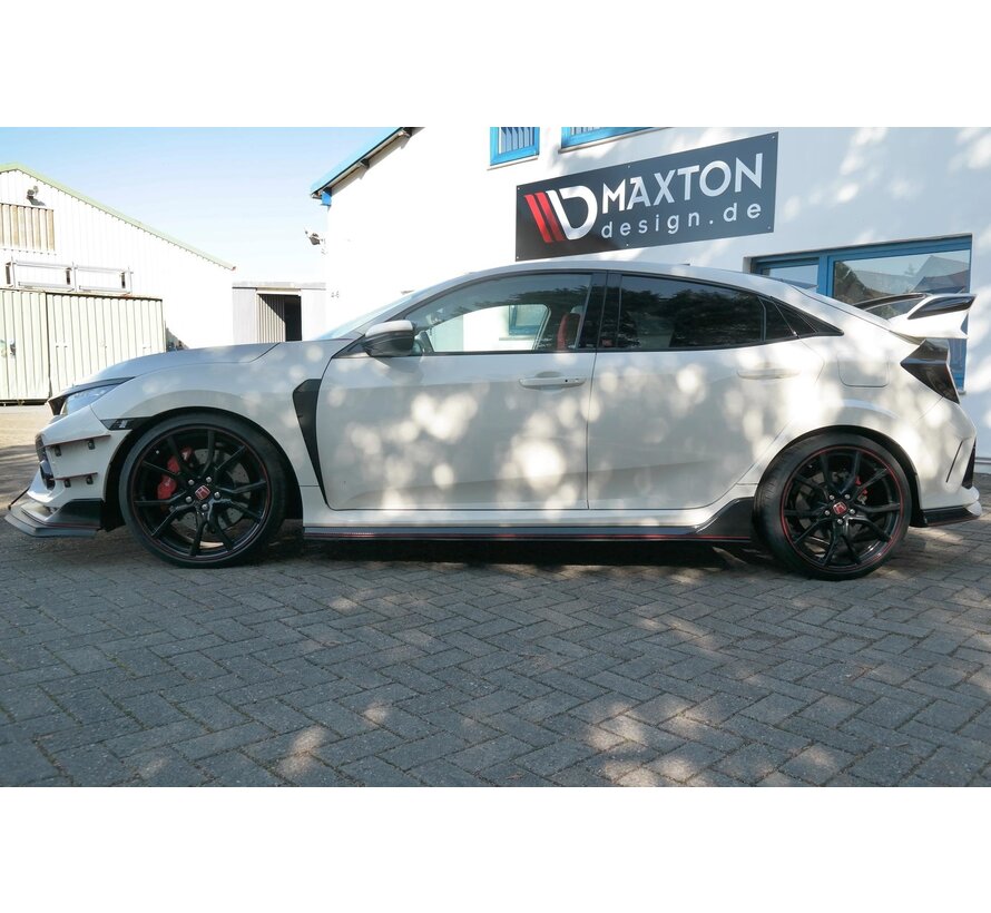 Maxton Design RACING SIDE SKIRTS DIFFUSERS HONDA CIVIC X TYPE R