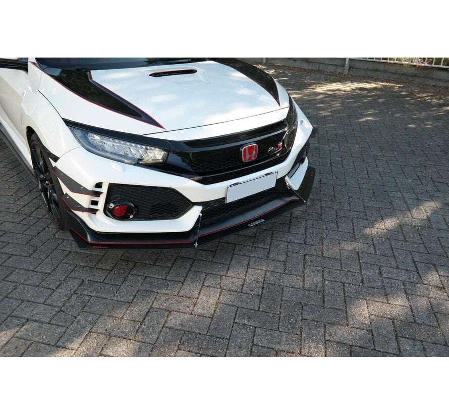 Maxton Design FRONT RACING SPLITTER V.1 HONDA CIVIC X TYPE R