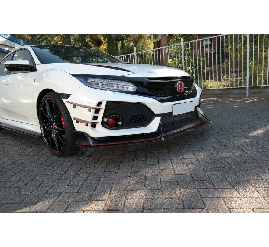 Maxton Design FRONT RACING SPLITTER V.1 HONDA CIVIC X TYPE R