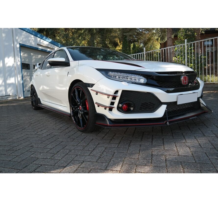 Maxton Design FRONT RACING SPLITTER V.1 HONDA CIVIC X TYPE R