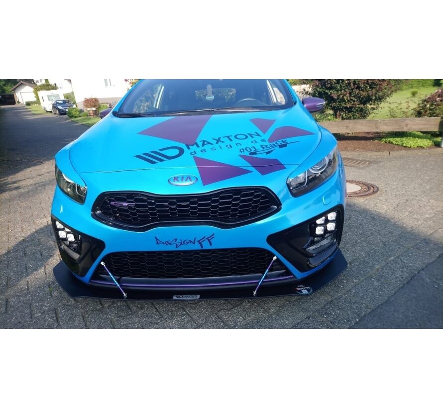 Maxton Design FRONT RACING SPLITTER KIA CEE'D / PRO CEE'D GT MK2