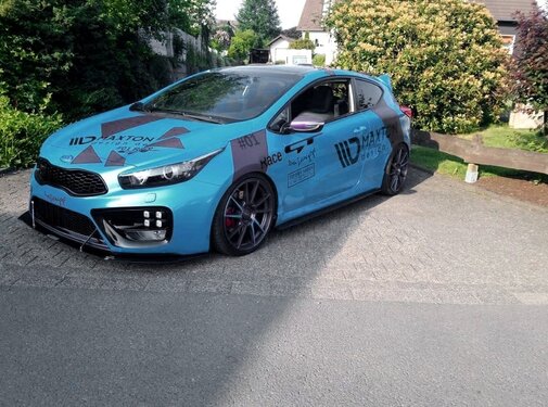 Maxton Design Maxton Design RACING SIDE SKIRTS DIFFUSERS KIA CEE'D / PRO CEE'D GT MK2