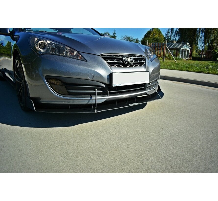 Maxton Design FRONT RACING SPLITTER HYUNDAI GENESIS COUPÉ MK.1