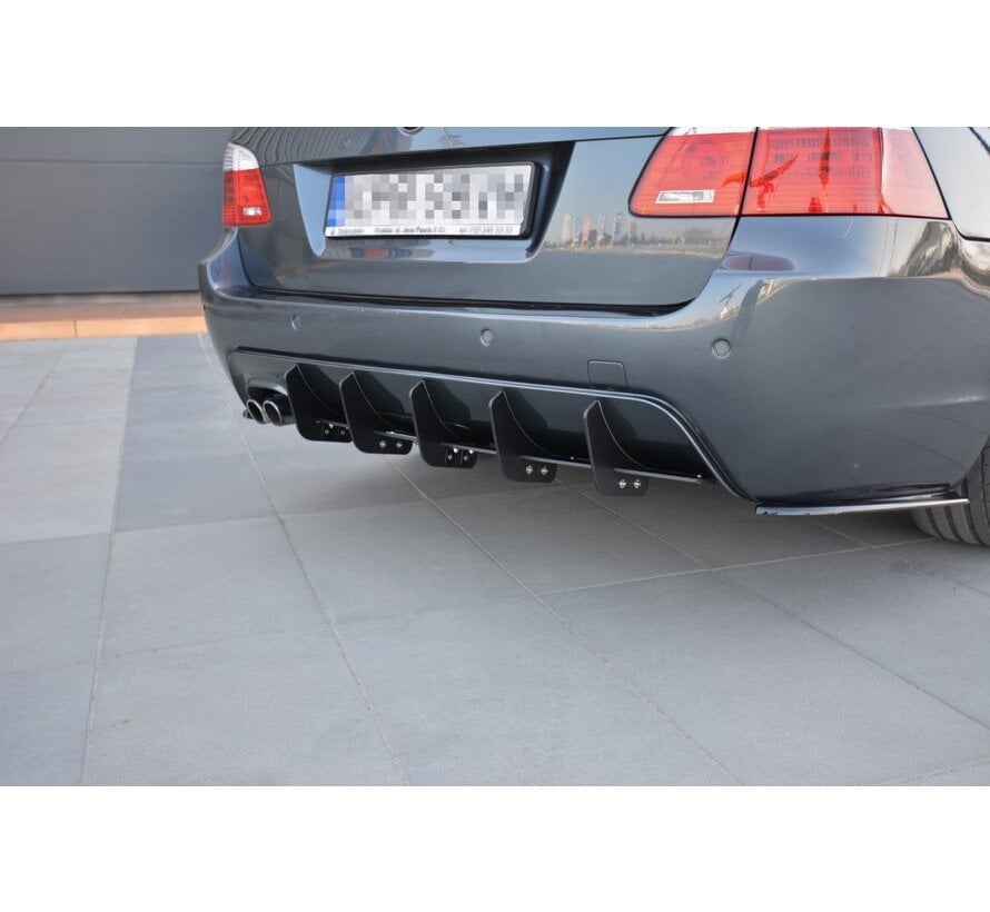 Maxton Design REAR DIFFUSER for BMW 5 E61 (TOURING) WAGON M-PACK